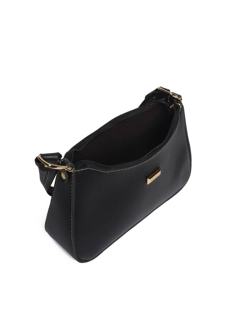 Bolsa Hobo Pequena Meia Lua - Preta BSI-5421 - PR