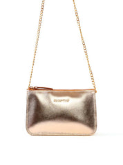 Bolsa Transversal Pequena 3 Divisórias - Ouro BSI-6405 - AU