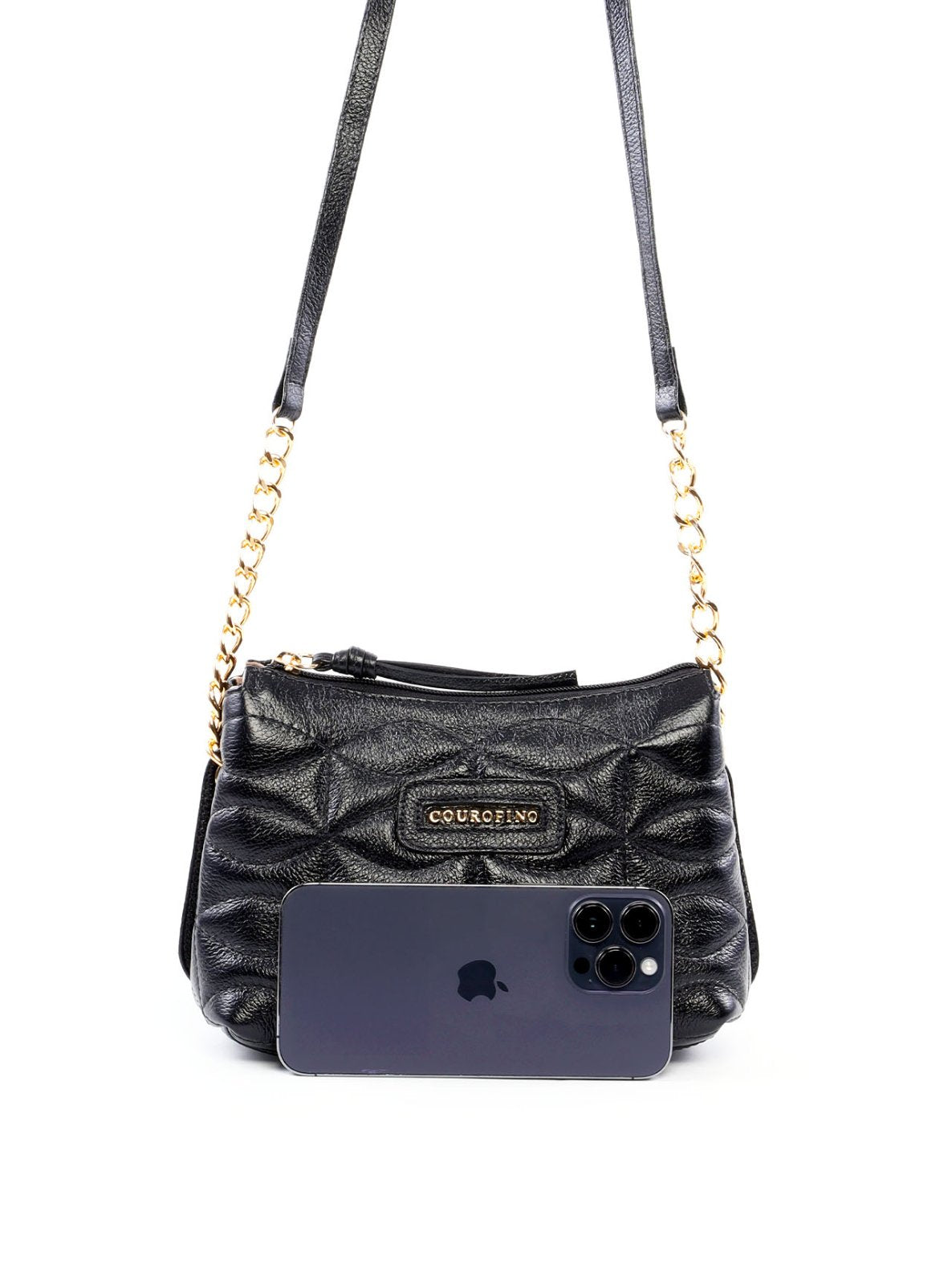 Bolsa Transversal Pequena com Matelassê BSI-6504 - PR