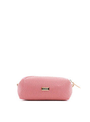 Necessaire Unissex Retangular em Tela - Rosa NSI-161 - RS