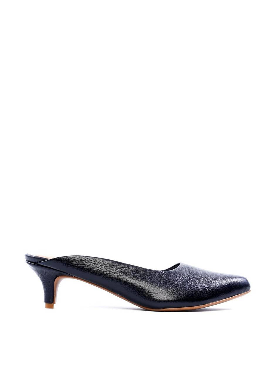 Sandália Mule Salto Kitten - Preta SDI-11739 - PR