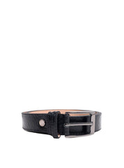 Cinto Masculino Social Costura Couro Preta CTI-932 - PR
