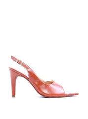 Sandália Peep Toe Bico Folha Salto Fino - Castor SDI-11992 - CS