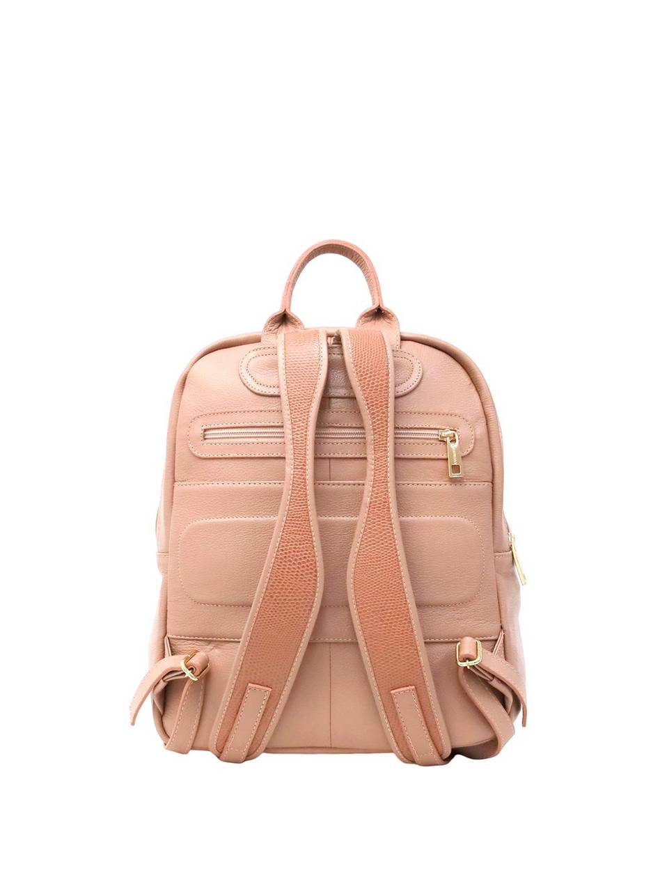 Mochila Casual Grande Porta Moedas Couro Nude MEI-428 - NU