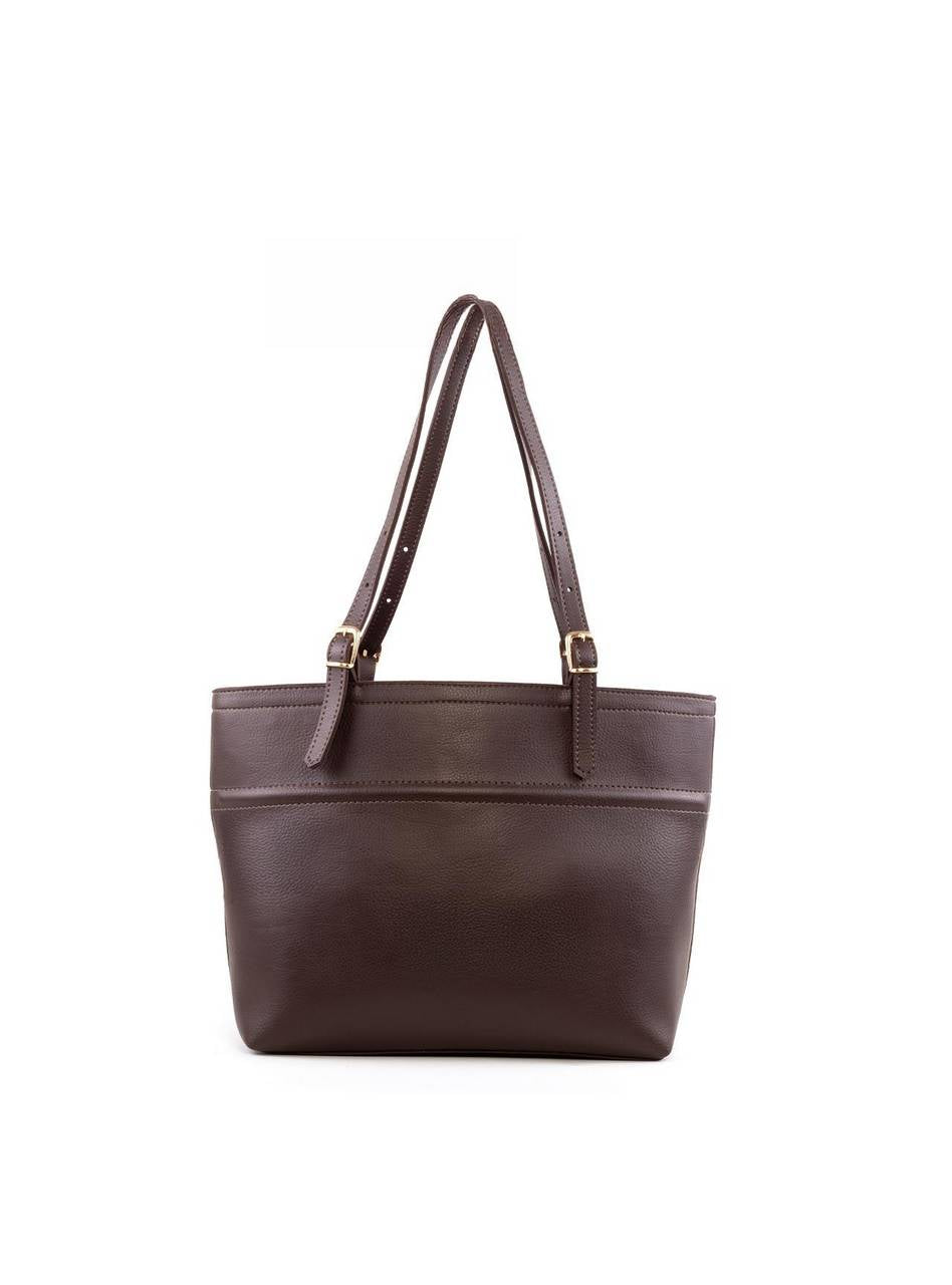 Bolsa Shopper Detalhe Costura e Alça Fivelas - Cacau BSI-6376 - CA