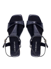 Rasteira com Fecho de Fivela - Preta SDI-11862 - PR