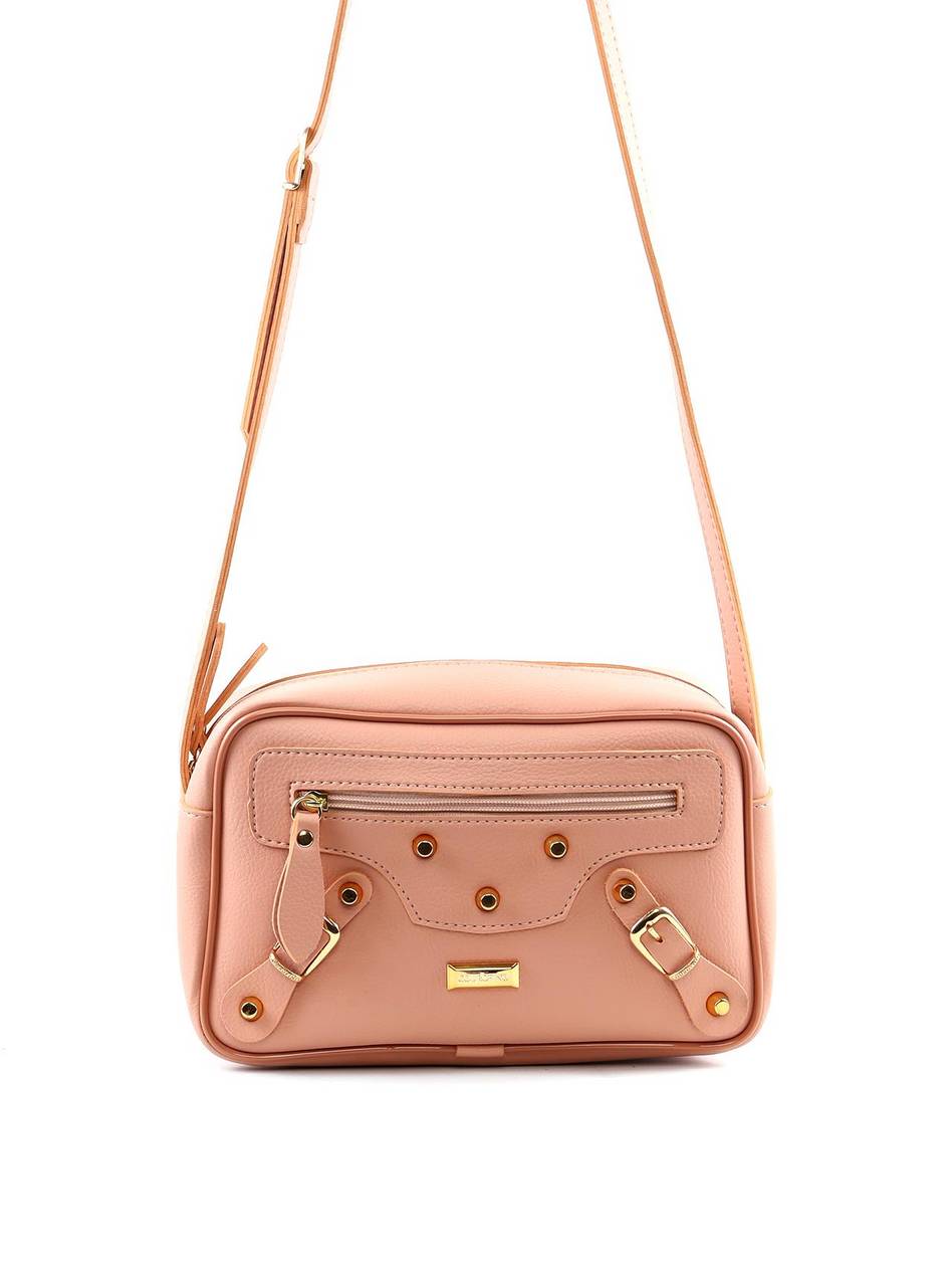 Bolsa bag Transversal Fivelas Nude BSI-5784 - NU