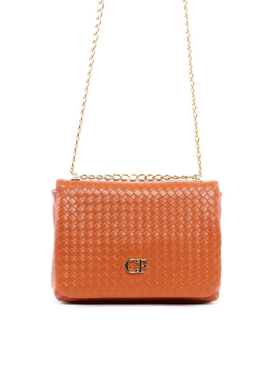 Bolsa Satchel Quadrada em Tressê - Castor BSI-6230 - CS