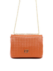 Bolsa Satchel Quadrada em Tressê - Castor BSI-6230 - CS