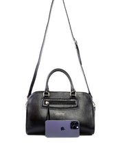 Bolsa Baú Grande com Alça Dupla - Preta BSI-6462 - PR