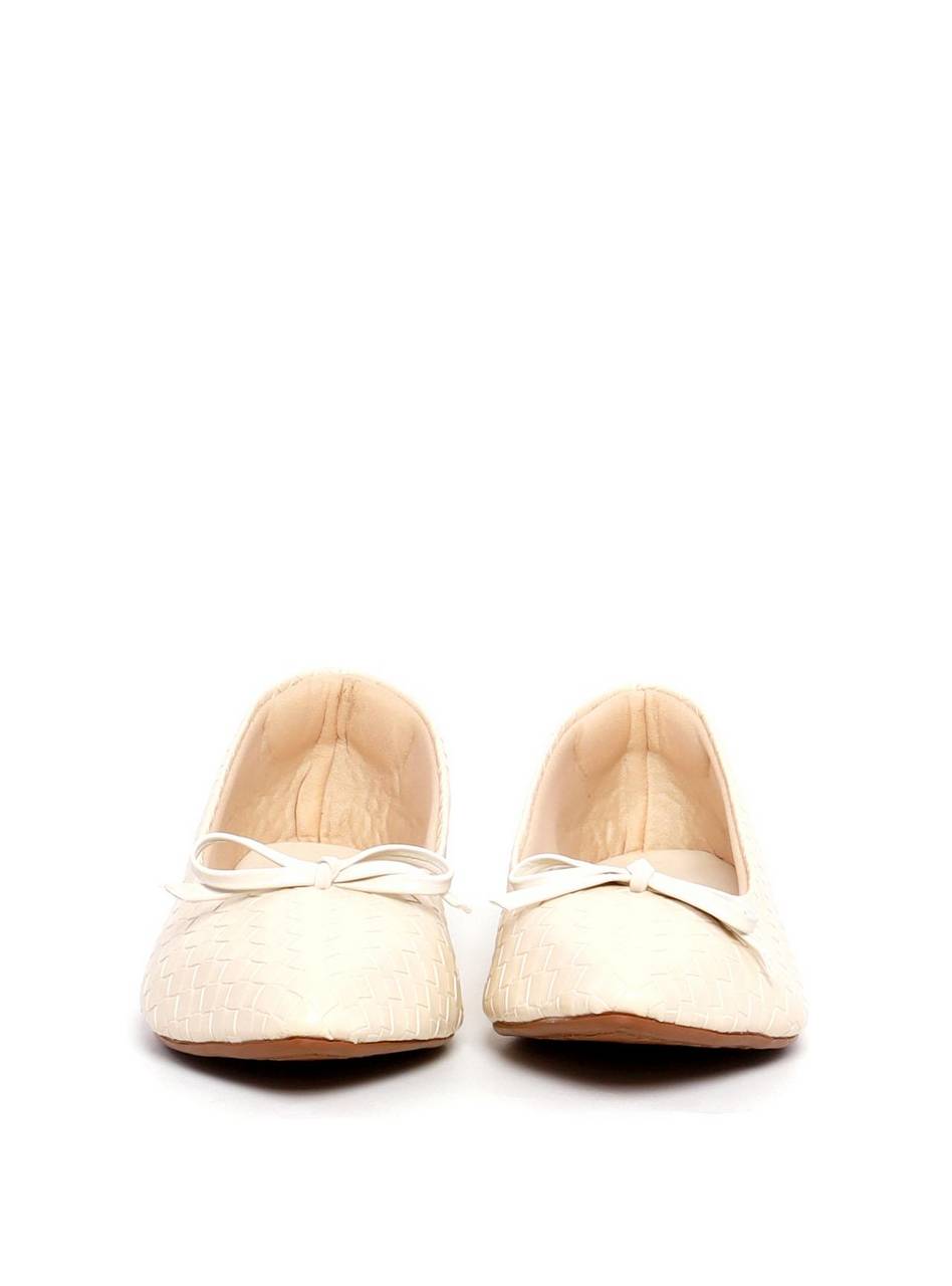 Sapatilha Bico Fino Tresse com Laço - Fenno SDI-11947 - FE