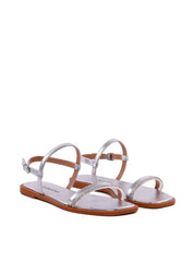 Rasteira Tiras Finas com Strass - Prata SDI-11989 - PT