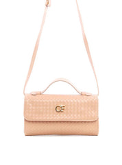 Bolsa Satchel Retangular Pequena - Nude BSI-6246 - NU