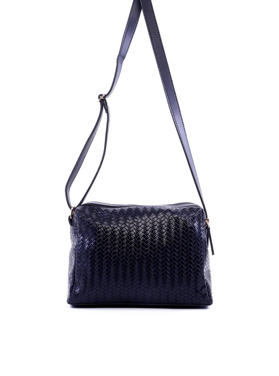 Bolsa Baú Transversal Duas Divisórias - Preta BSI-6321 - PR