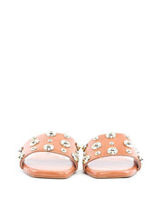 Rasteira Slide com Rebites - Nude SDI-11896 - NU