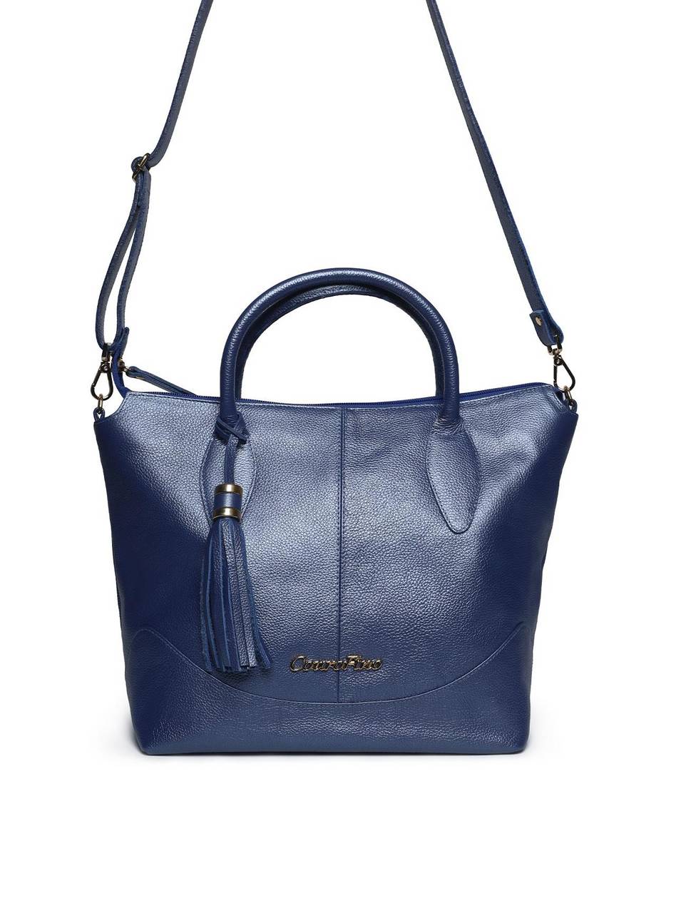 Bolsa Shopper Couro Grande Azul BSI-5709 - AZ