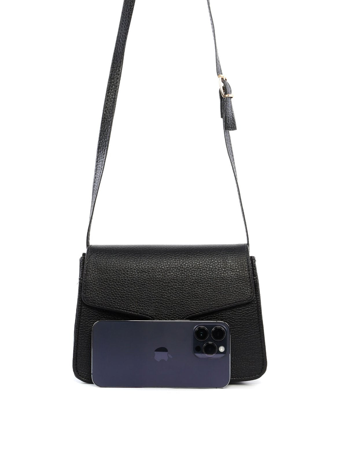 Bolsa Transversal com Aba em Material Tecnológico BSI-6531 - PR