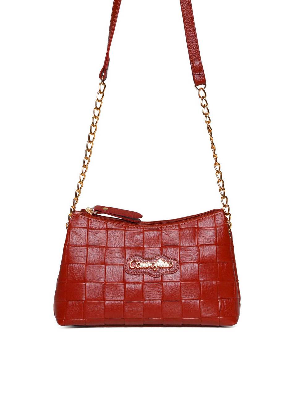 Bolsa Clutch Pequena Transversal Vermelha BSI-5753 - VE