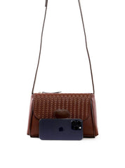 Bolsa Bag Transversal Média com Fivela - Cacau BSI-6418 - CA