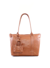 Bolsa Tote com Big Charm e Mini Bolsa - Castor BSI-6049 - CS