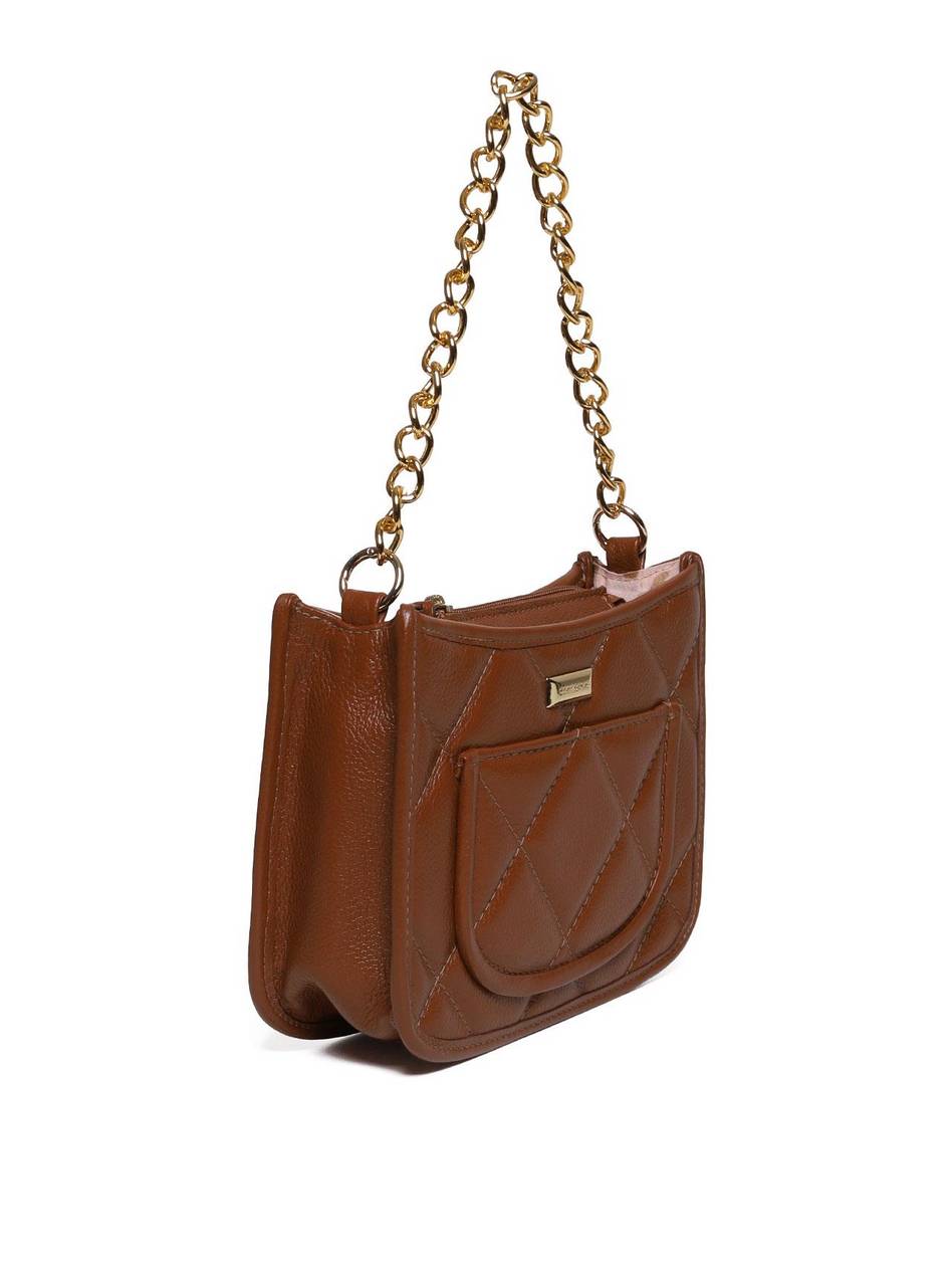 Bolsa Clutch Transversal Matelasse com Corrente - Castor BSI-5887 - CS