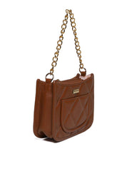 Bolsa Clutch Transversal Matelasse com Corrente - Castor BSI-5887 - CS