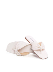 Rasteira de Dedo com Tiras Acolchoadas - Branca SDI-12153 - BR