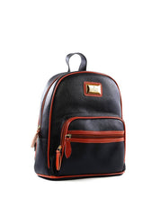 Mochila Feminina Média Zíper Preta MEI-437 - PR
