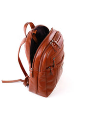 Mochila Executiva com Bolso Frontal em Couro - Castor MEI-460 - CS