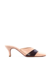 Mule Salto Fino com Recorte Geométrico - Nude SDI-12023 - NU