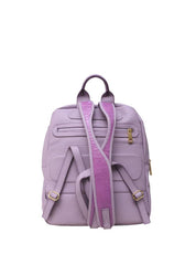 Mochila Casual Grande Porta Moedas Couro Lilás MEI-428 - LI