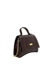 Bolsa Hobo Tampa Fecho Pequeno Cacau BSI-5485 - CA