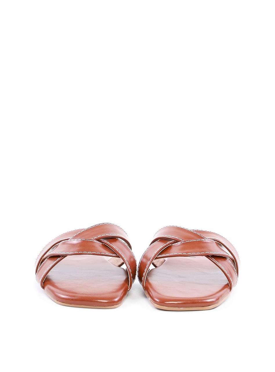 Rasteira com Tiras Largas Entrelaçadas - Castor SDI-11917 - CS