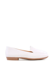 Mocassim Liso com Detalhe de Nervura - Branco SP - 12196 - BR