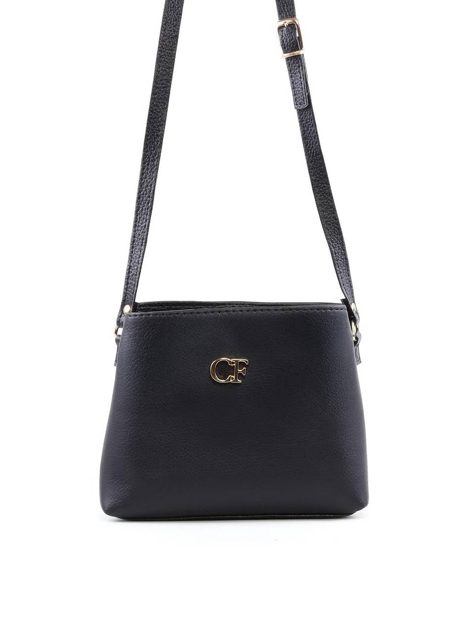 Bolsa Transversal Duas Divisórias - Preta BSI-6386 - PR