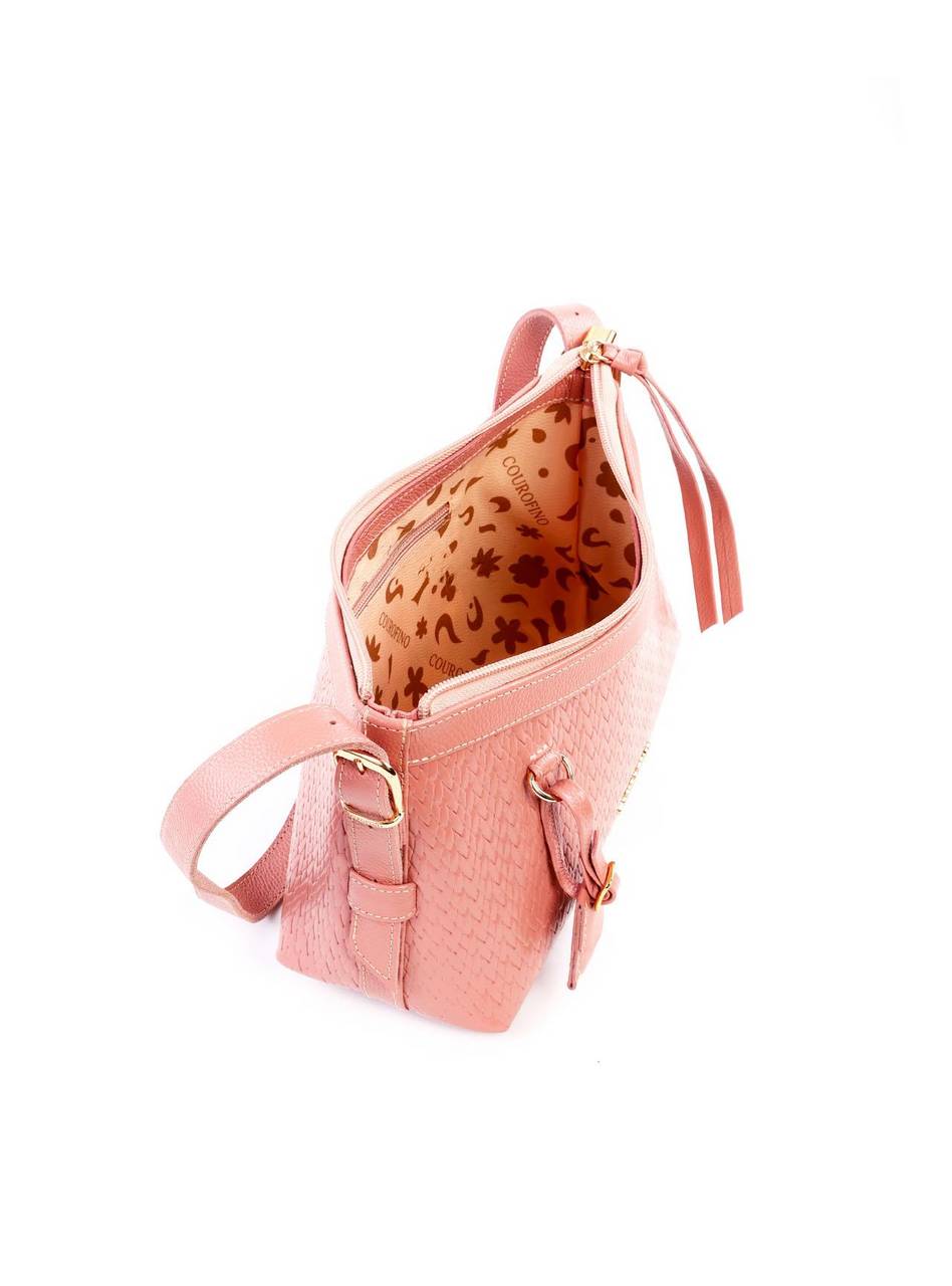 Bolsa Baguette com Alça Dupla - Nude BSI-6250 - NU