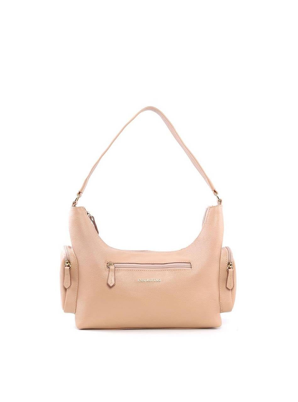 Bolsa Tote Média Multipocket Whipstitch - Nude BSI-6414 - NU