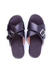 Sandália Masculina em Couro com Tiras Largas  SDI-11703 - CA