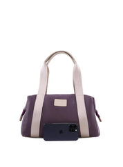 Bolsa Baú em Tela com Fita na Alça - Roxo BSI-6400 - RO