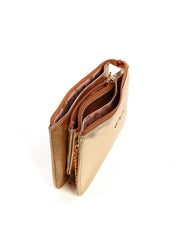 Bolsa Transversal Pequena 3 Divisórias - Ouro BSI-6405 - AU