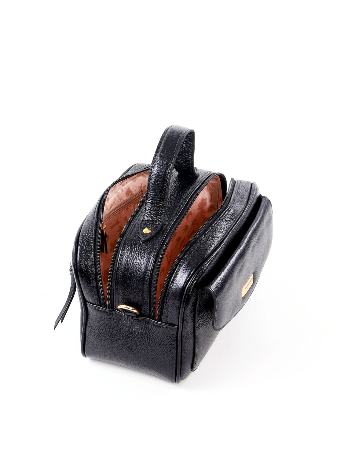 Bolsa Baú Transversal com Alça Dupla e Bolso Frontal BSI-6538 - PR