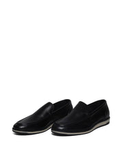 Sapato Casual Mocassim Couro - Preta SP-11628 - PR