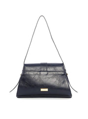 Bolsa Satchel com Maxi Fivela - Preta BSI-6164 - PR