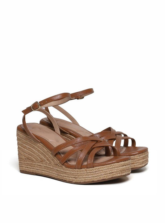 Sandália Plataforma Frente Entrelaçada - Castor SDI-11572 - CS