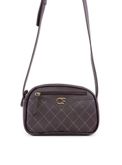Bolsa Bag Transversal com Bolso Frontal - Cacau BSI-6190 - CA