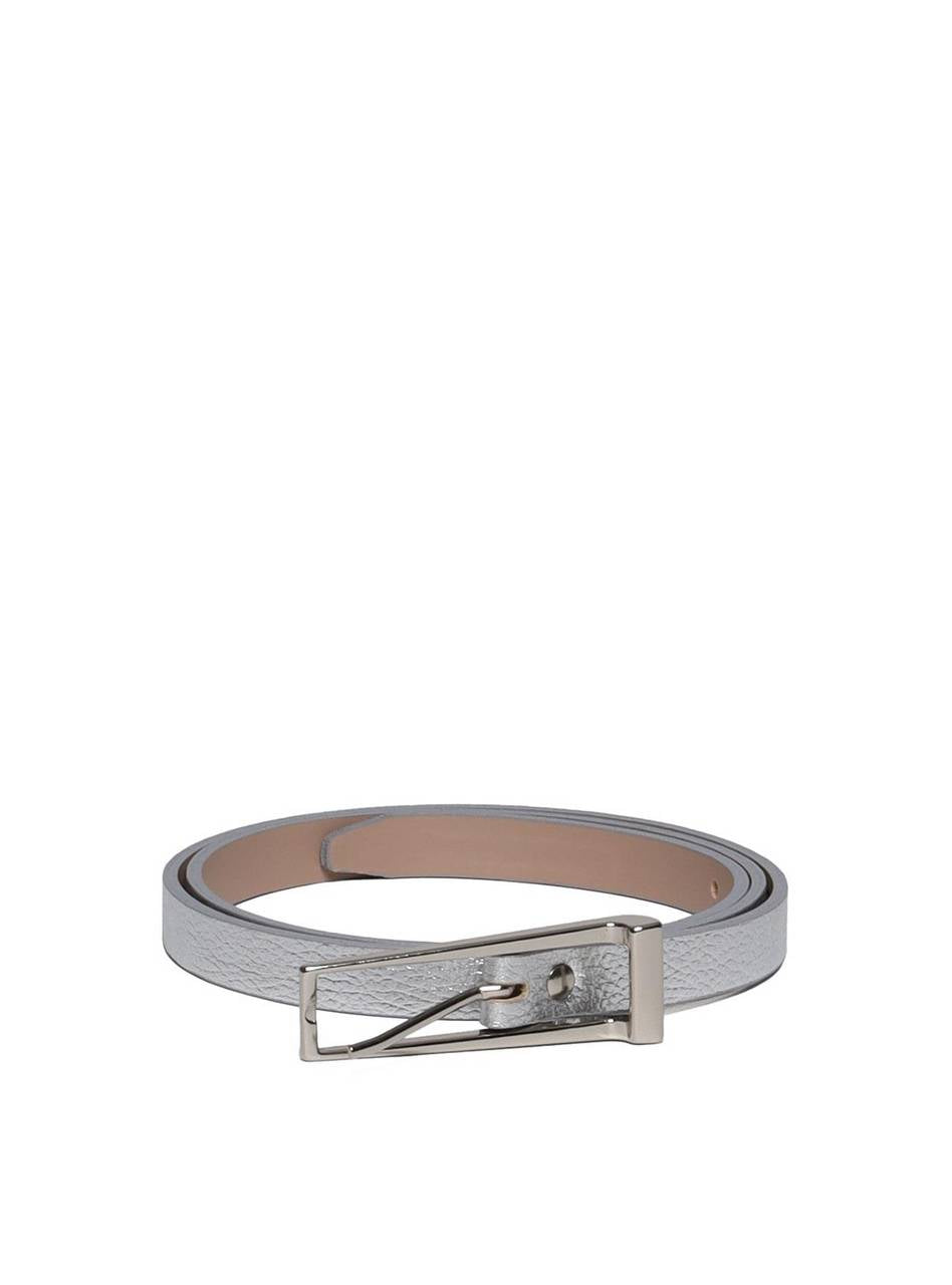 Cinto Feminino Casual com Fivela Retangular - Prata CTI-974 - PT