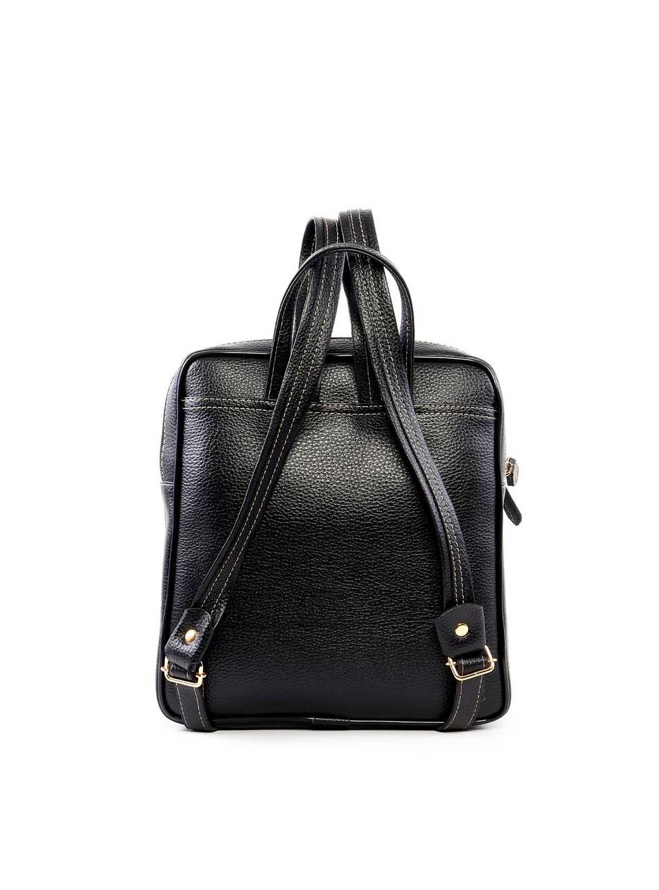 Mochila Feminina Quadrada com Duas Divisórias - Preta MEI-466 - PR