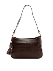 Bolsa Baguette Tiracolo com Barbicacho - Cacau BSI-6293 - CA