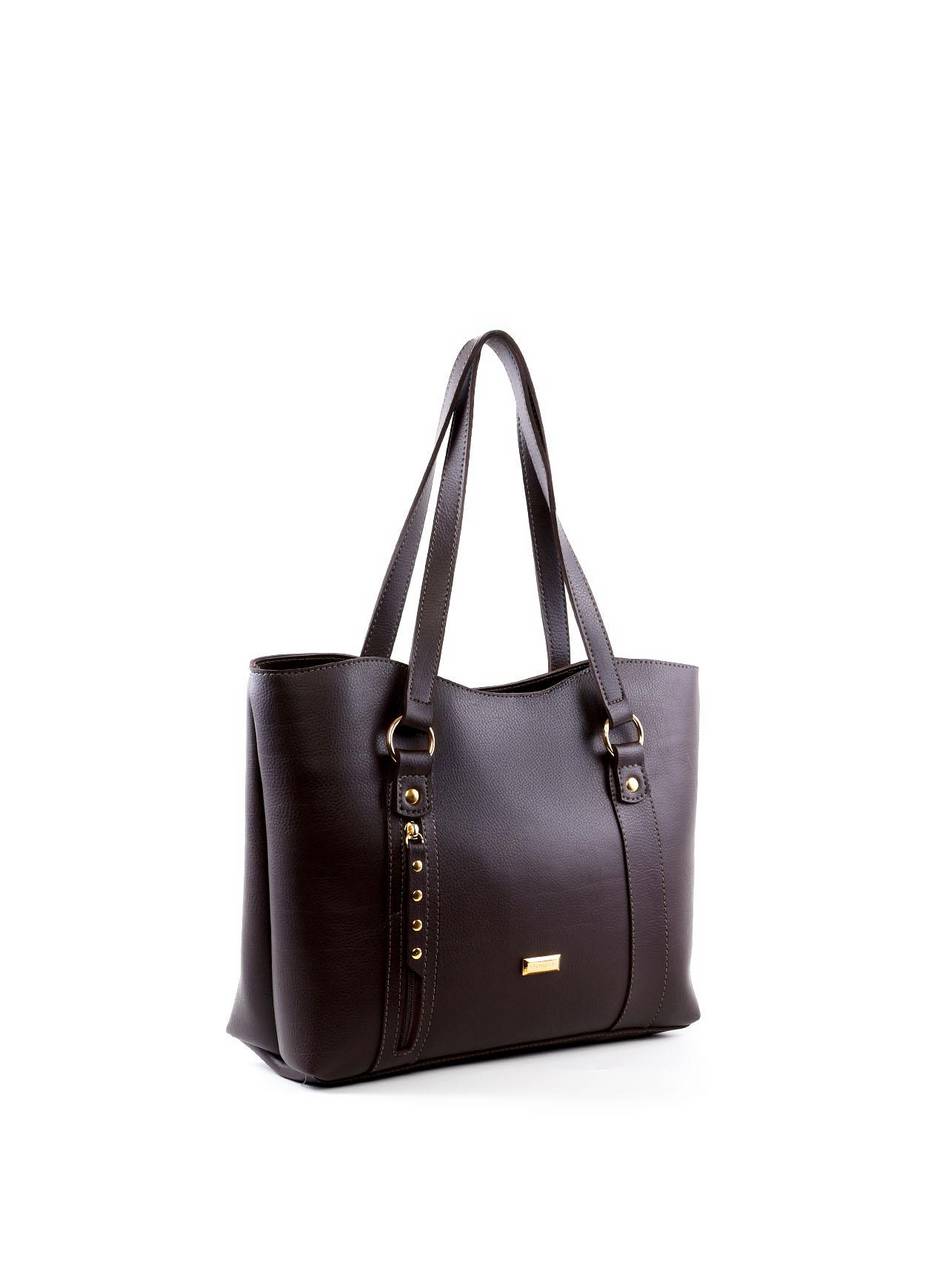 Bolsa Shopper com Rebites - Cacau BSI-6420 - CA
