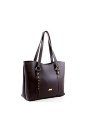 Bolsa Shopper com Rebites - Cacau BSI-6420 - CA